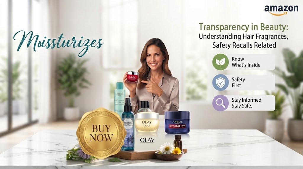 Professional facial moisturizers collection featuring top skincare brands including Olay and L'Oréal Revivalist displayed with transparency and safety guidance.